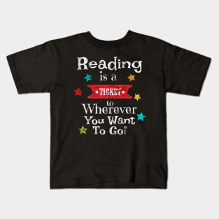 Reading Teachers Students Book Reading Kids T-Shirt